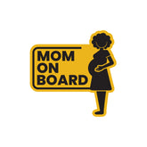 Trendy Mom on Board Sticker for Smooth Rides